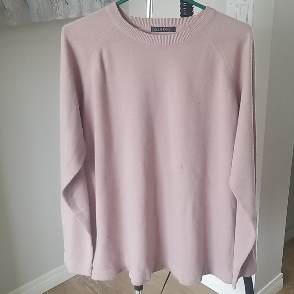 Light pink sweater by George